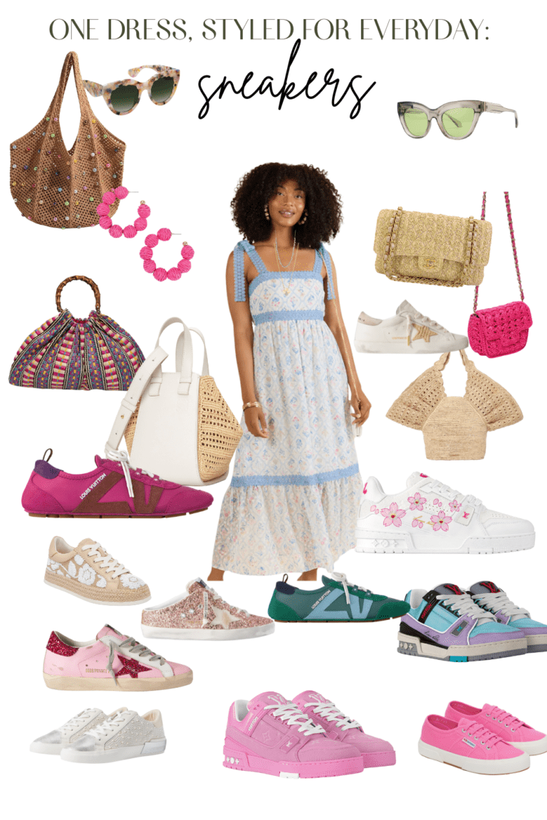 How to style dresses with sneakers