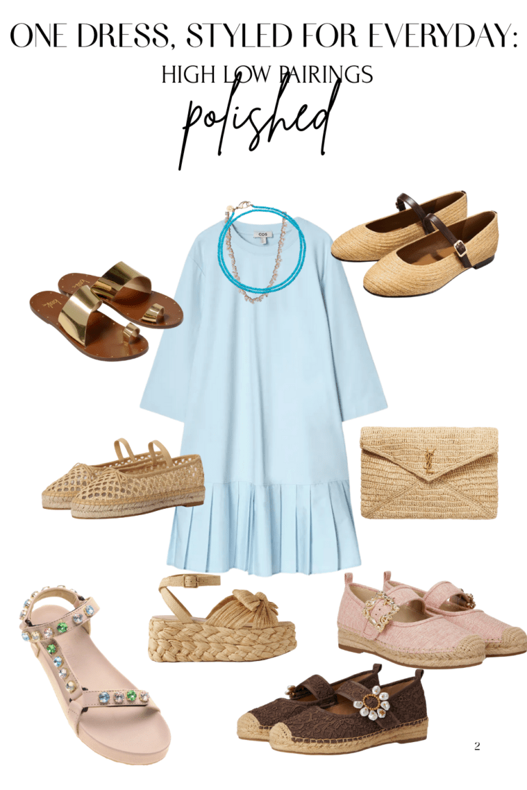 How to switch shoes to polish your daylook