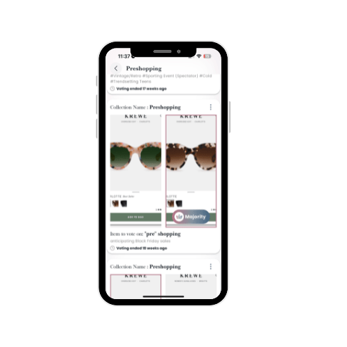 BEFORE BUYING consider which you'd wear more, goes with more, etc