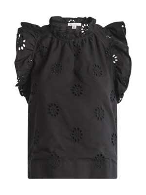 Eyelet Top Black
