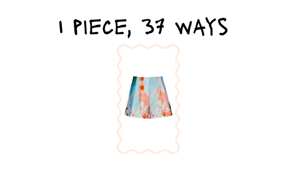 This blog posts focuses on 1 piece worn 37 ways and every look teaches you how to mix patterns.