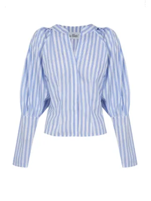 The Blue Odile Blouse