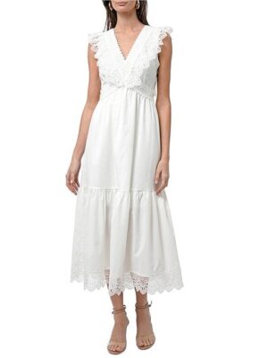 Great styling and flattering fit/details, but has a side zip and is polyester not cotton... You have to weigh if those negatives tip the scales too much