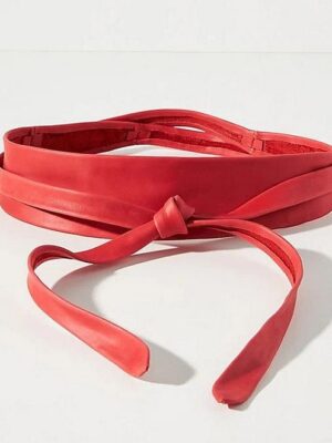Another great option, but leather (also in navy)
