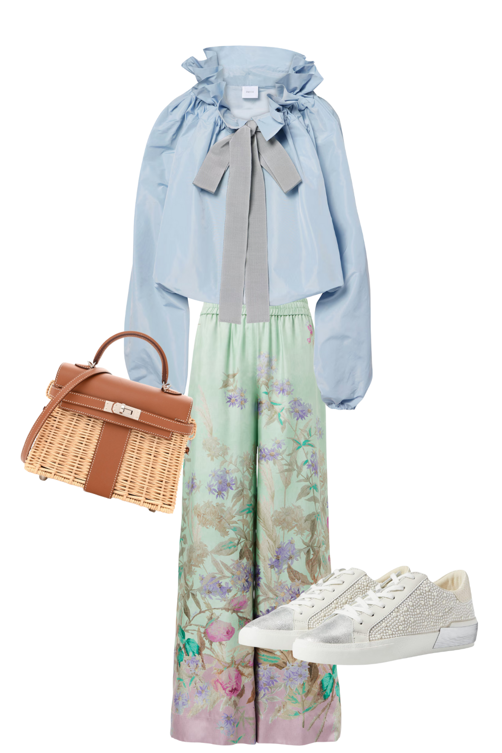Don’t fear the print. Here’s how to style wildly patterned silk pants all year—from airport to beach, errands to evenings—with high cost-per-wear energy.
