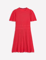 Cotton Stitch Crew Dress