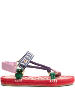 Valentino Lake Powell embroidered sandals