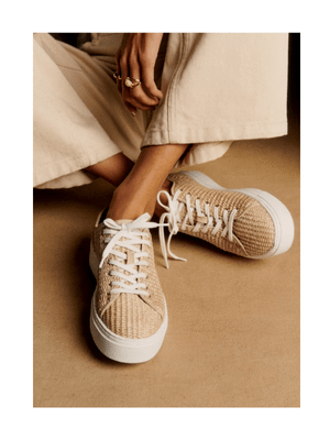 RAFFIA tennis shoes that aren't $$$$$$!