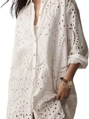 Eyelet dress - great coverup AND dress