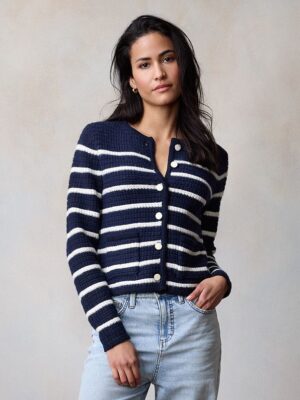 Women's LC Lauren Conrad Textured Stitch Crewneck Cardigan (on sale for $41.99)