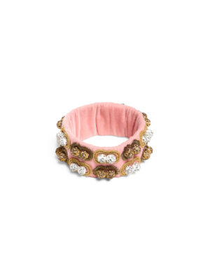 Tesoro Double Bracelet Pink Velvet