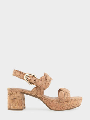 Comfortable Women's Platform Sandals in Natural Cork (on sale for $97.50)