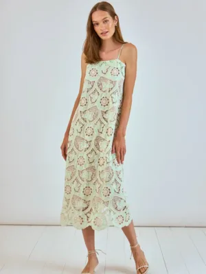 Carrie Lace Midi Dress