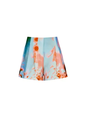 CATALINA SHORT in tie-dye linen
