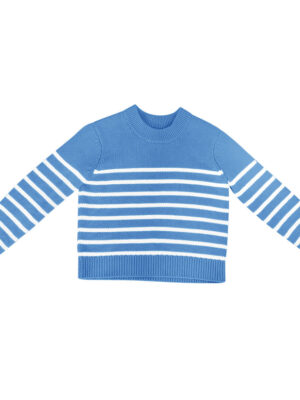 Tutto Knits blue with white stripes