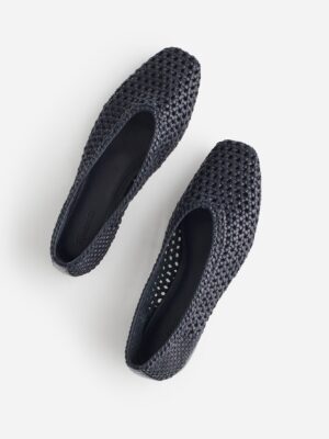 Mylie Woven Ballet Flat - the navy goes into fall well. Iced Lemon would be chic summer and again in spring.