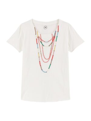Zoom in on the details! such a great elevated, interesting t-shirt option.