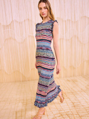 Ajak Sleeveless Knit Midi Dress