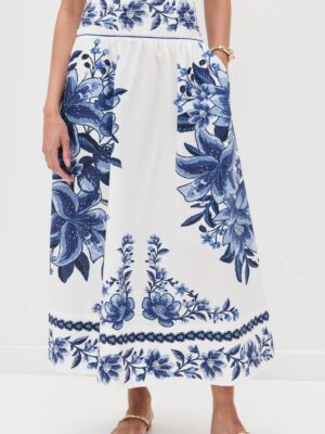 Summer Fruit Scarf Midi Scarf Skirt