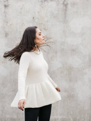 BEYOND gorgeous Alpaca peplum - can have made in 27 different colors - brilliant
