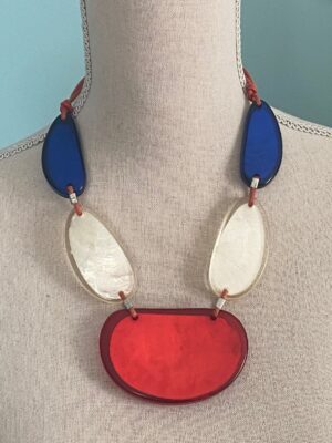 Vintage Lucite Bib Necklace