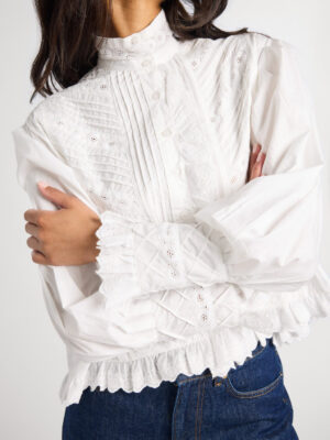 Georgina Top White