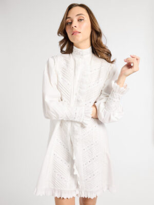Mika Dress White