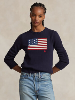 Navy Flag Sweater