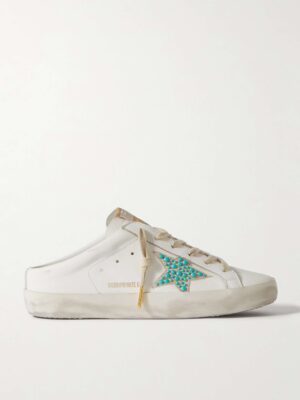 Turquoise Golden Goose Sabot