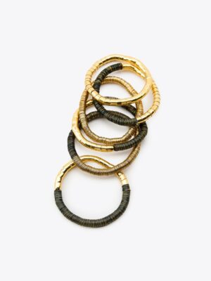6-Pack of Combined Elastic Bracelets
