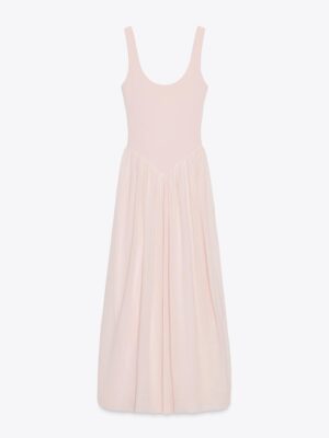 COMBINATION TULLE DRESS