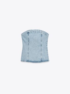 Z1975 DENIM TUBE TOP