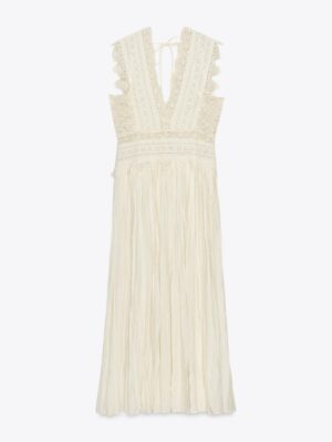 ZW COLLECTION LACE STRAP DRESS