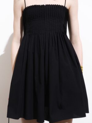 The pintuck bodice is dreamy and looks way more expensive than it is.