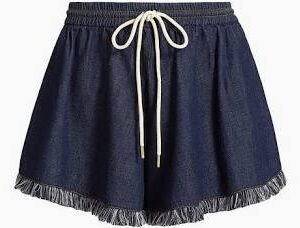 Rhiannon Fringe Denim Short