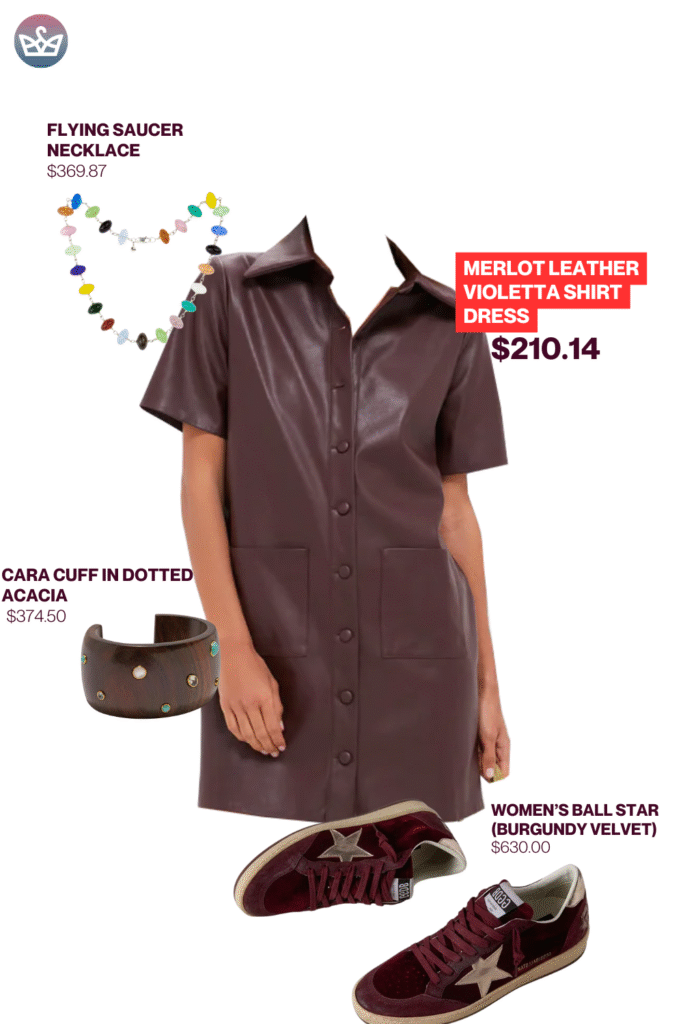 Burgundy outfit ideas for 60 to 80 degree days 11 adjust my crown I reach for burgundy when i want instant polish that still feels relaxed My days often swing between 60 and 80 so i keep a few easy outfits on standby Sleeved mini with loafers for a crisp morning Tank and midi skirt when the sun turns bright Straight jeans and a pretty blouse for dinner