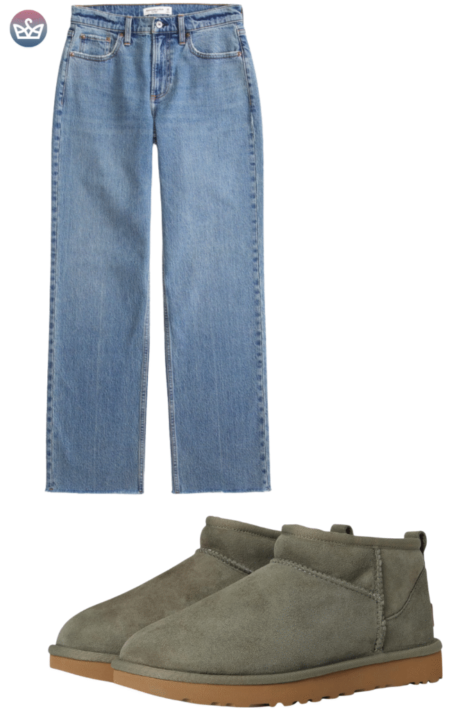 Qa how can you wear uggs without looking sloppy Keep the boots cozy and make everything else sharperclean hems that meet the shaft intentional socks and one structured layer up top Aim for balance and proportions not head to toe slouch Pick the right shaft ultra minis for croppedwide legs minis for straightslim jeans classics for leggings