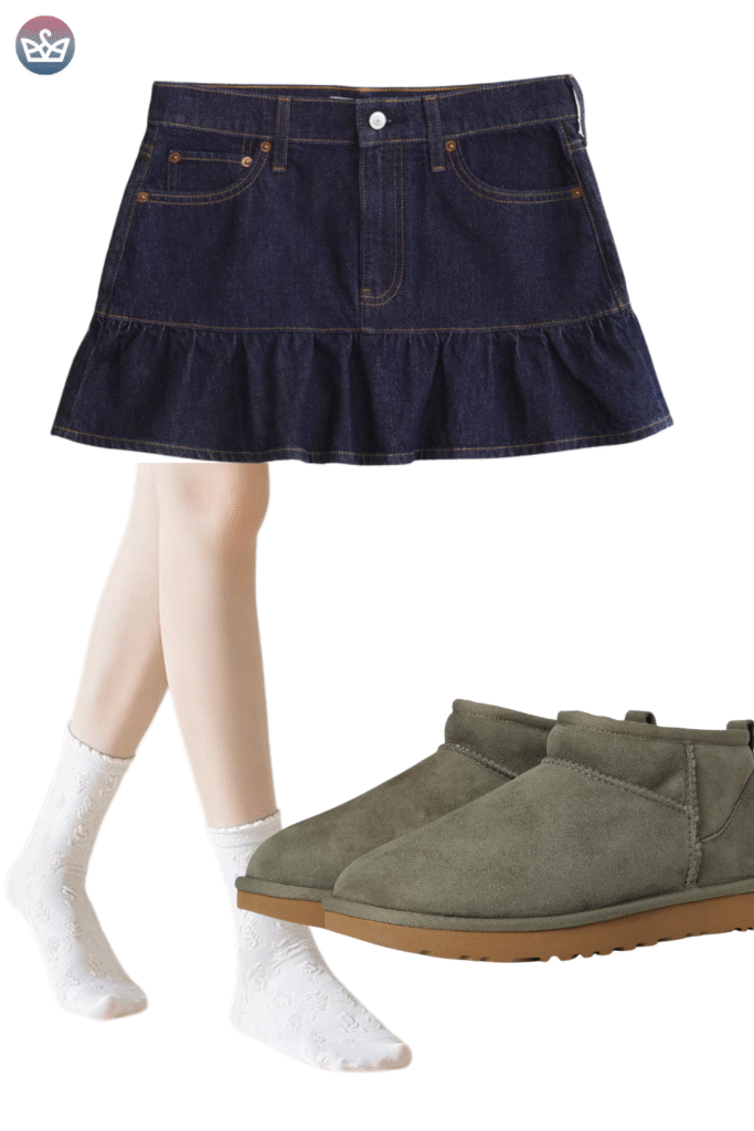 Qa how can you wear uggs without looking sloppy Keep the boots cozy and make everything else sharperclean hems that meet the shaft intentional socks and one structured layer up top Aim for balance and proportions not head to toe slouch Pick the right shaft ultra minis for croppedwide legs minis for straightslim jeans classics for leggings