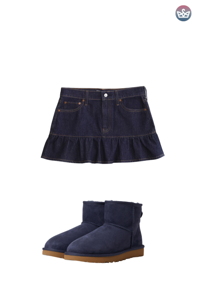 Qa how can you wear uggs without looking sloppy Keep the boots cozy and make everything else sharperclean hems that meet the shaft intentional socks and one structured layer up top Aim for balance and proportions not head to toe slouch Pick the right shaft ultra minis for croppedwide legs minis for straightslim jeans classics for leggings