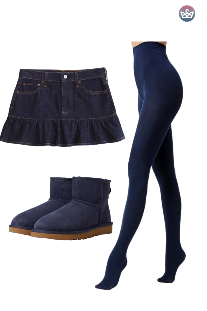 Qa how can you wear uggs without looking sloppy Keep the boots cozy and make everything else sharperclean hems that meet the shaft intentional socks and one structured layer up top Aim for balance and proportions not head to toe slouch Pick the right shaft ultra minis for croppedwide legs minis for straightslim jeans classics for leggings