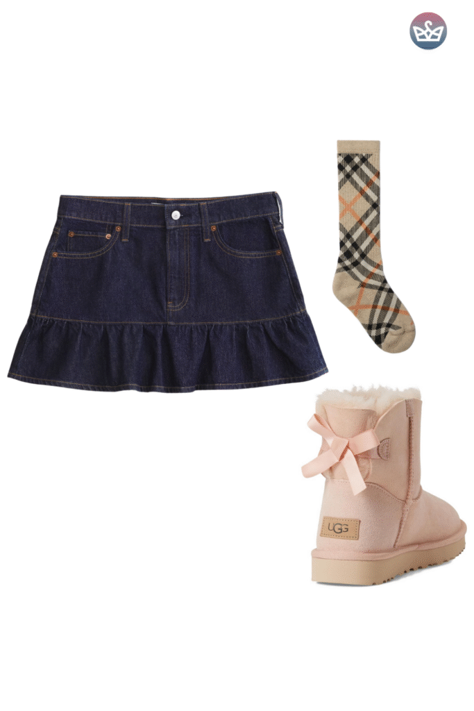 Qa how can you wear uggs without looking sloppy Keep the boots cozy and make everything else sharperclean hems that meet the shaft intentional socks and one structured layer up top Aim for balance and proportions not head to toe slouch Pick the right shaft ultra minis for croppedwide legs minis for straightslim jeans classics for leggings