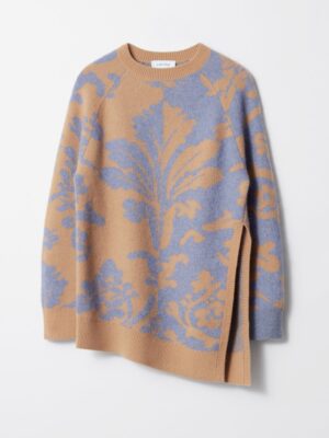 Asymmetric Jacquard Jumper