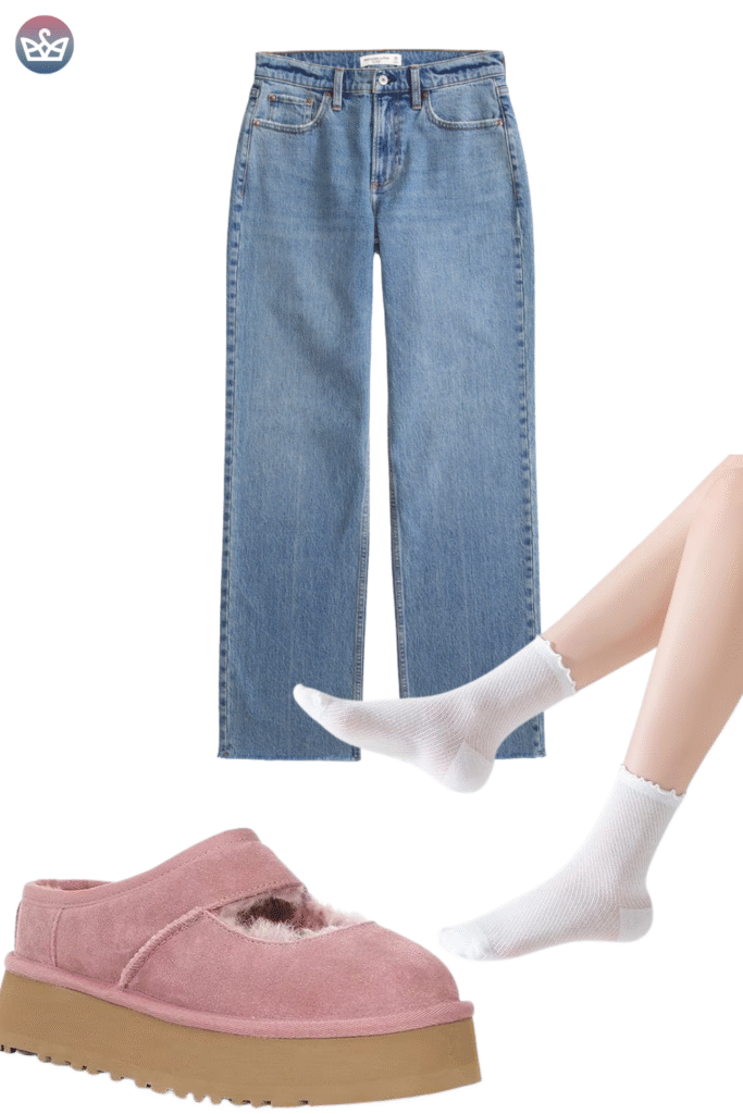 Qa how can you wear uggs without looking sloppy Keep the boots cozy and make everything else sharperclean hems that meet the shaft intentional socks and one structured layer up top Aim for balance and proportions not head to toe slouch Pick the right shaft ultra minis for croppedwide legs minis for straightslim jeans classics for leggings