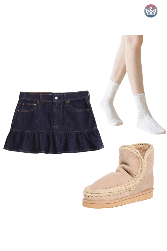 Qa how can you wear uggs without looking sloppy Keep the boots cozy and make everything else sharperclean hems that meet the shaft intentional socks and one structured layer up top Aim for balance and proportions not head to toe slouch Pick the right shaft ultra minis for croppedwide legs minis for straightslim jeans classics for leggings