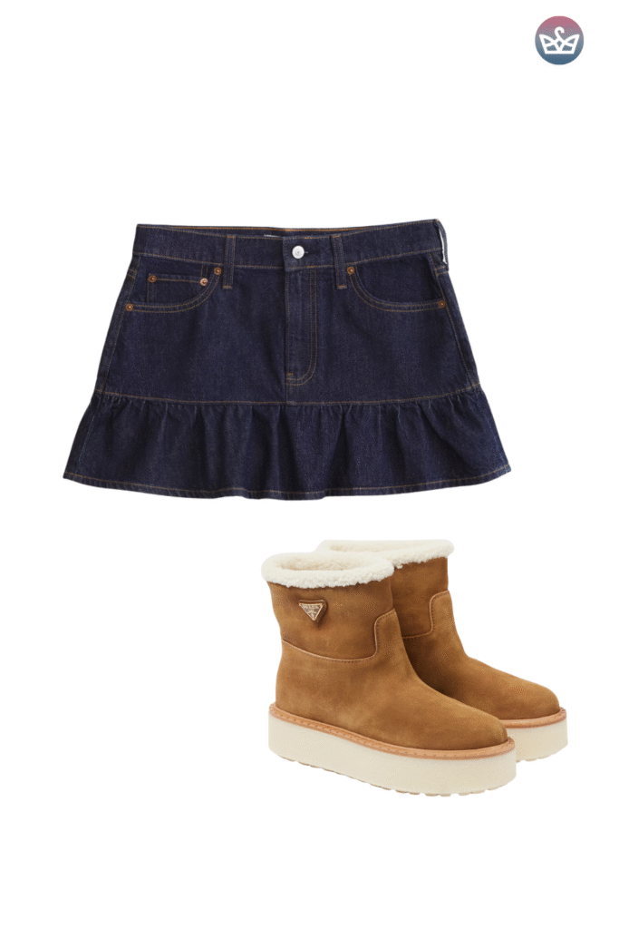 Qa how can you wear uggs without looking sloppy Keep the boots cozy and make everything else sharperclean hems that meet the shaft intentional socks and one structured layer up top Aim for balance and proportions not head to toe slouch Pick the right shaft ultra minis for croppedwide legs minis for straightslim jeans classics for leggings