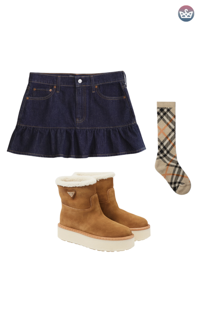 Qa how can you wear uggs without looking sloppy Keep the boots cozy and make everything else sharperclean hems that meet the shaft intentional socks and one structured layer up top Aim for balance and proportions not head to toe slouch Pick the right shaft ultra minis for croppedwide legs minis for straightslim jeans classics for leggings