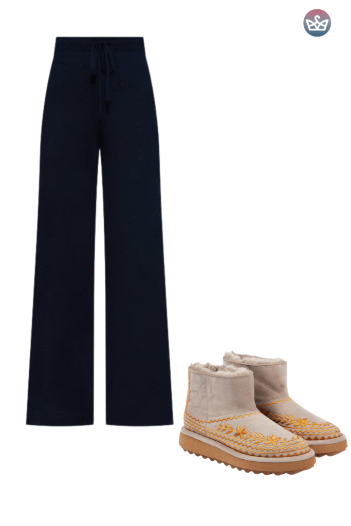 Qa how can you wear uggs without looking sloppy Keep the boots cozy and make everything else sharperclean hems that meet the shaft intentional socks and one structured layer up top Aim for balance and proportions not head to toe slouch Pick the right shaft ultra minis for croppedwide legs minis for straightslim jeans classics for leggings