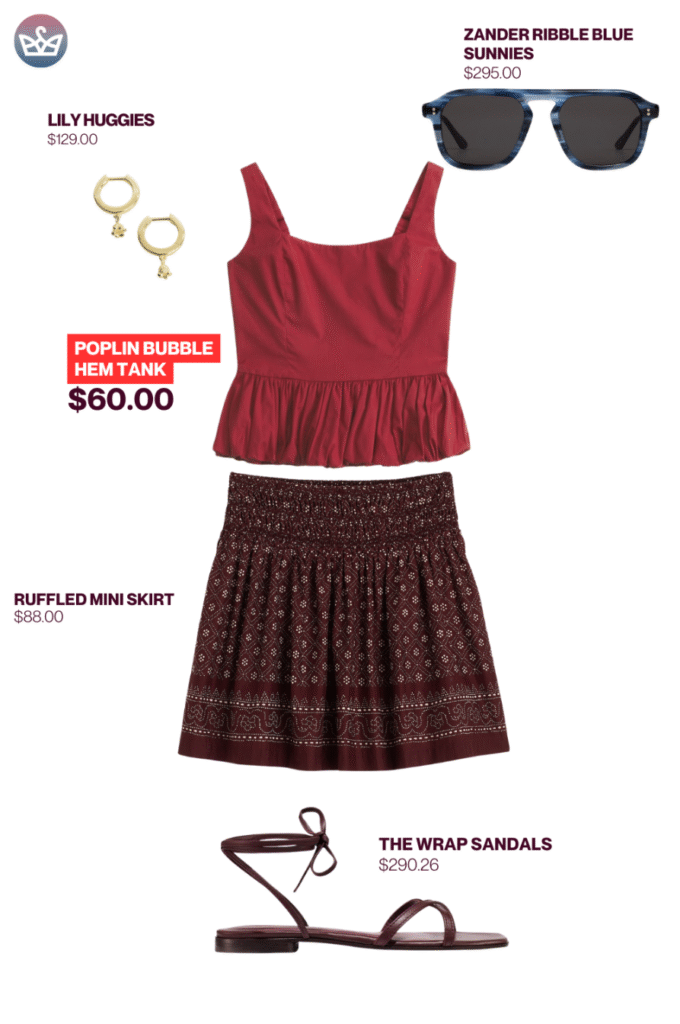 Burgundy outfit ideas for 60 to 80 degree days 71 adjust my crown I reach for burgundy when i want instant polish that still feels relaxed My days often swing between 60 and 80 so i keep a few easy outfits on standby Sleeved mini with loafers for a crisp morning Tank and midi skirt when the sun turns bright Straight jeans and a pretty blouse for dinner