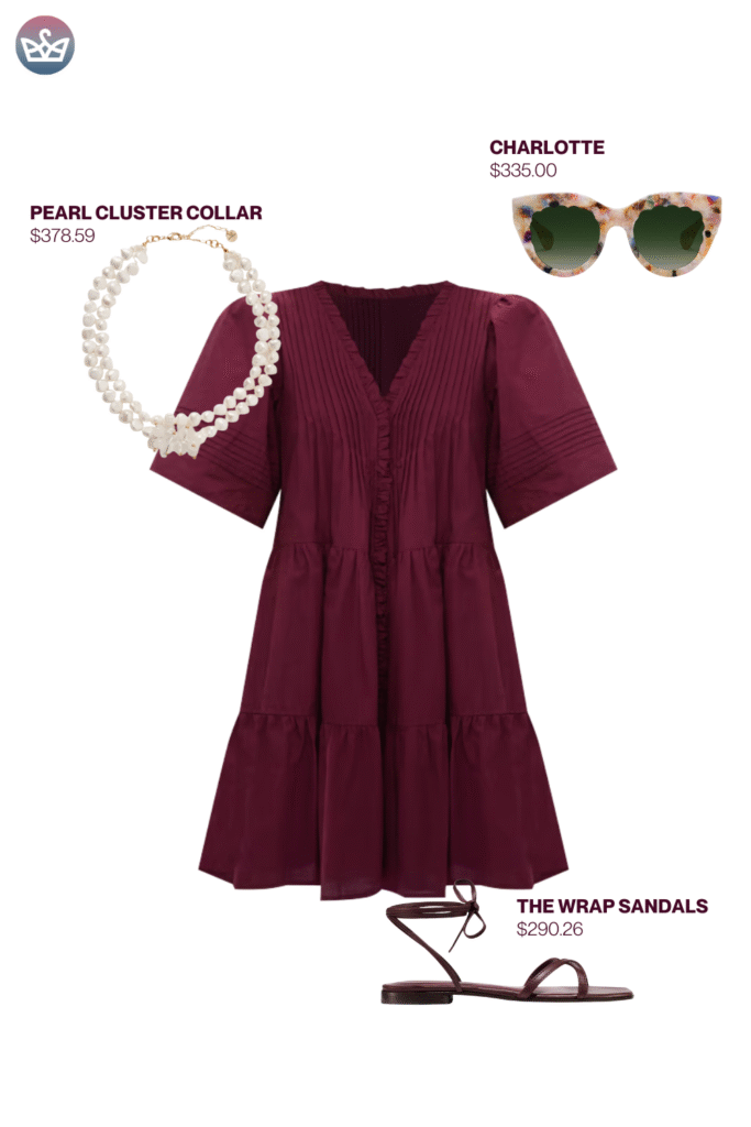 Burgundy outfit ideas for 60 to 80 degree days 8 adjust my crown I reach for burgundy when i want instant polish that still feels relaxed My days often swing between 60 and 80 so i keep a few easy outfits on standby Sleeved mini with loafers for a crisp morning Tank and midi skirt when the sun turns bright Straight jeans and a pretty blouse for dinner