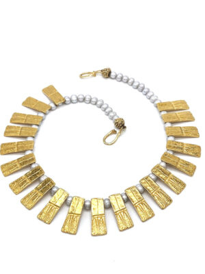 Armadillo Shell Necklace - Vermeil
